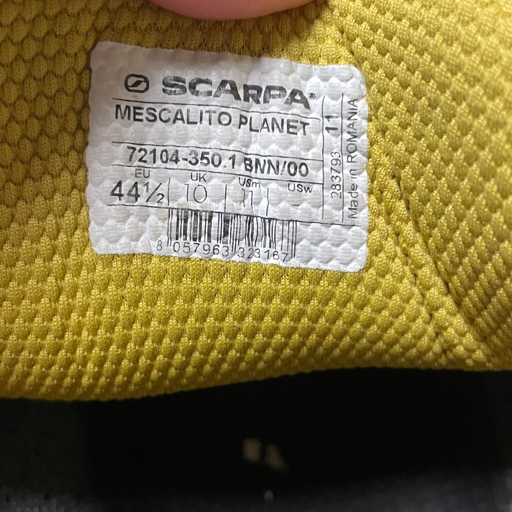 Scarpa Mescalito Planet approach shoes - Picture 4 of 9